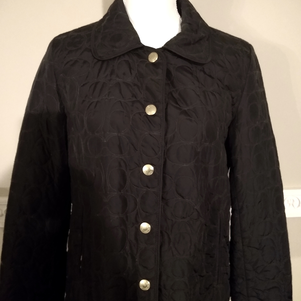 COACH quilted jacket Sm
